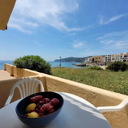 Playa Canadell Mar P Primera Linea De Mar Con Terraza 公寓 卡莱利亚德帕拉弗鲁赫尔